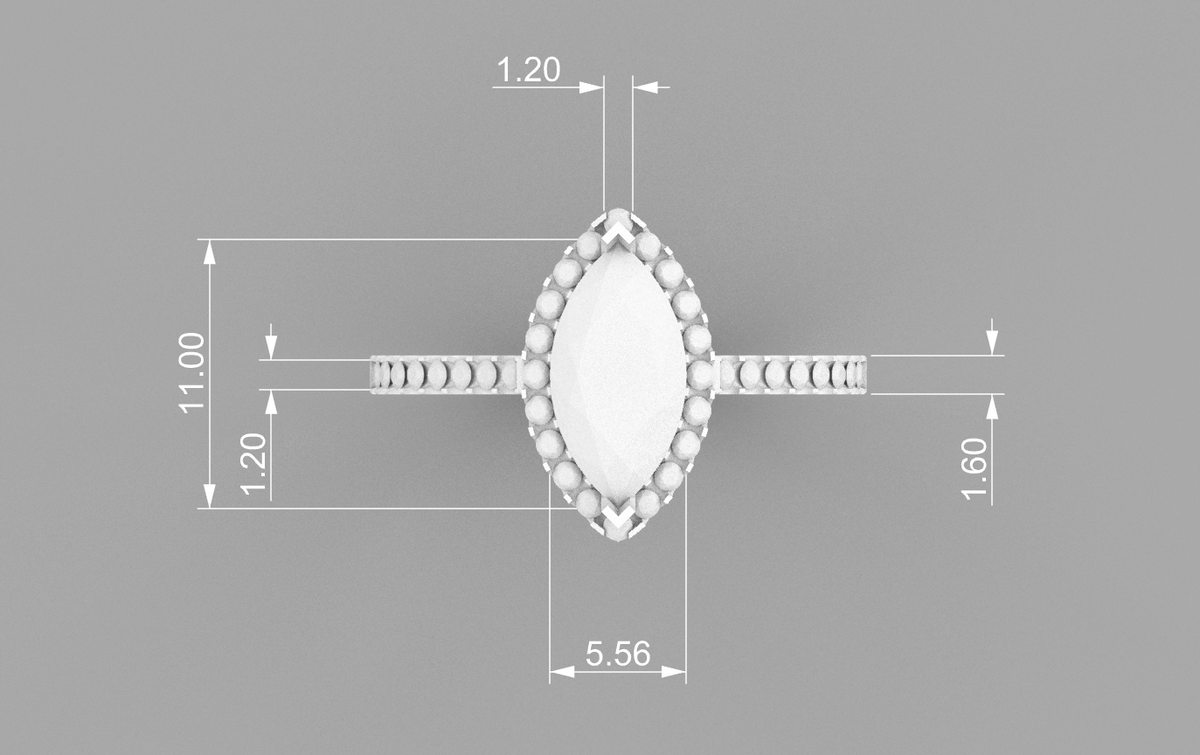 Marquise Halo CAD Bundle