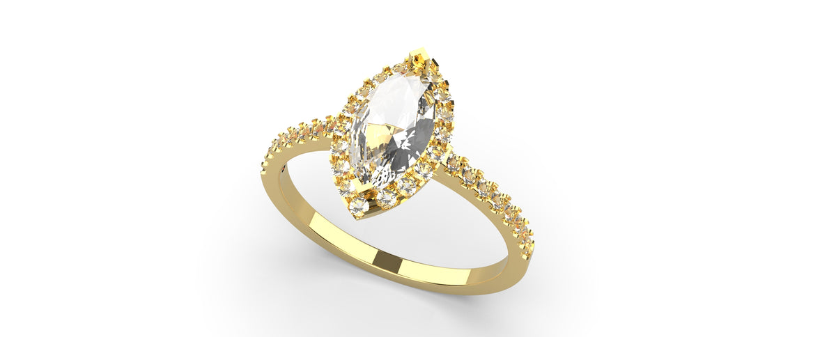 Marquise Halo CAD Bundle