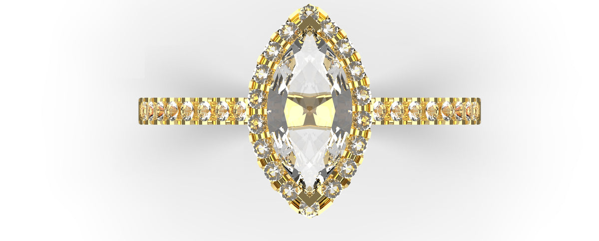 Marquise Halo CAD Bundle