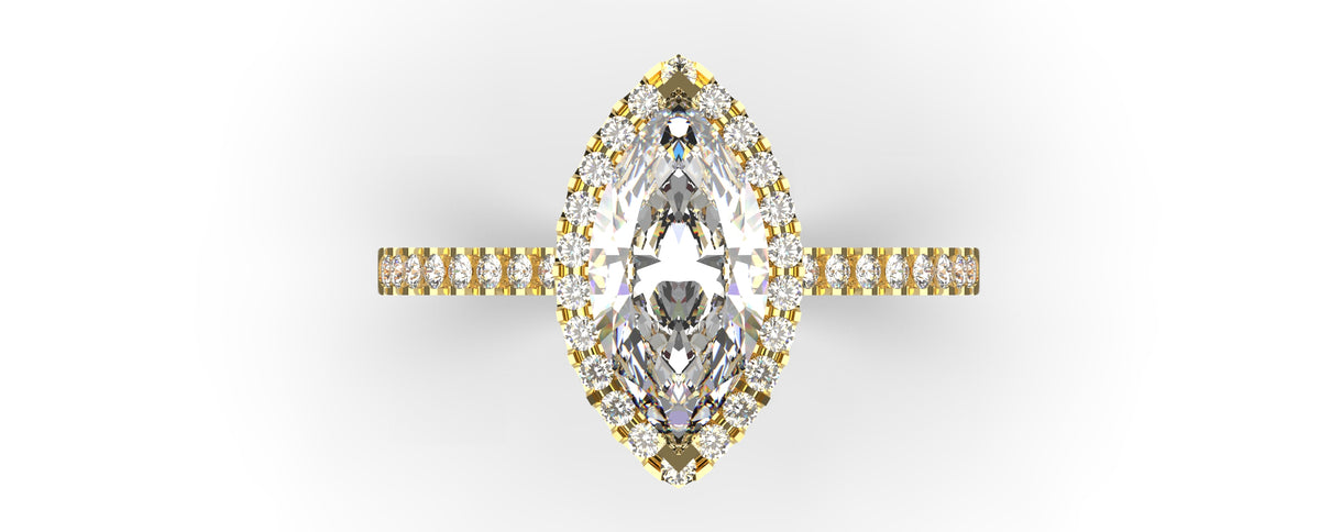 Marquise Halo CAD Bundle