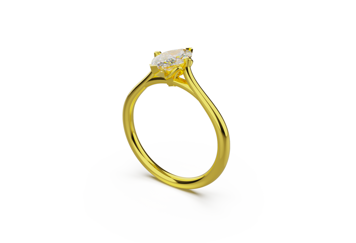 marquise solitaire 5x10mm 06