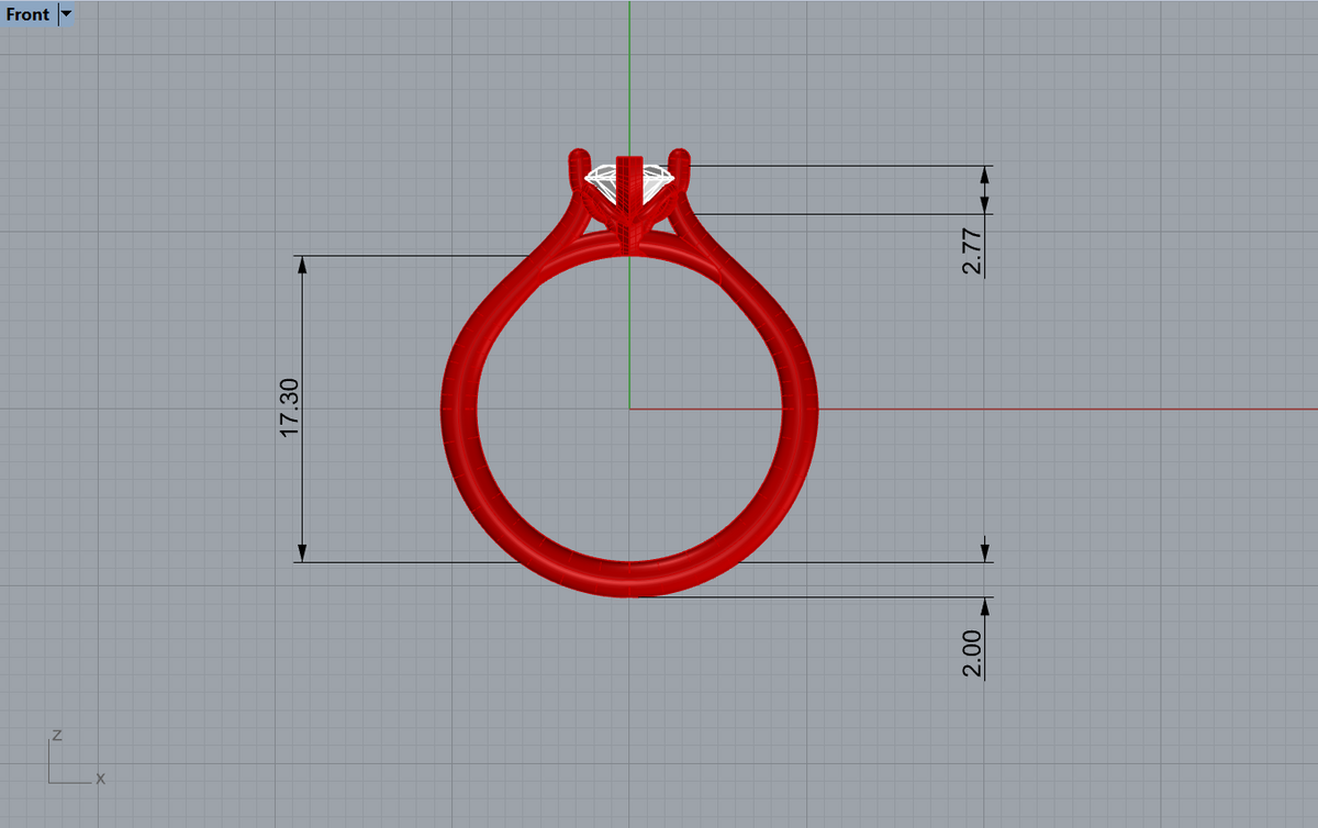 marquise solitaire 5x10mm technical detail 03