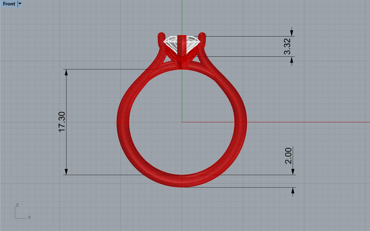 marquise solitaire 6x12mm technical detail 03