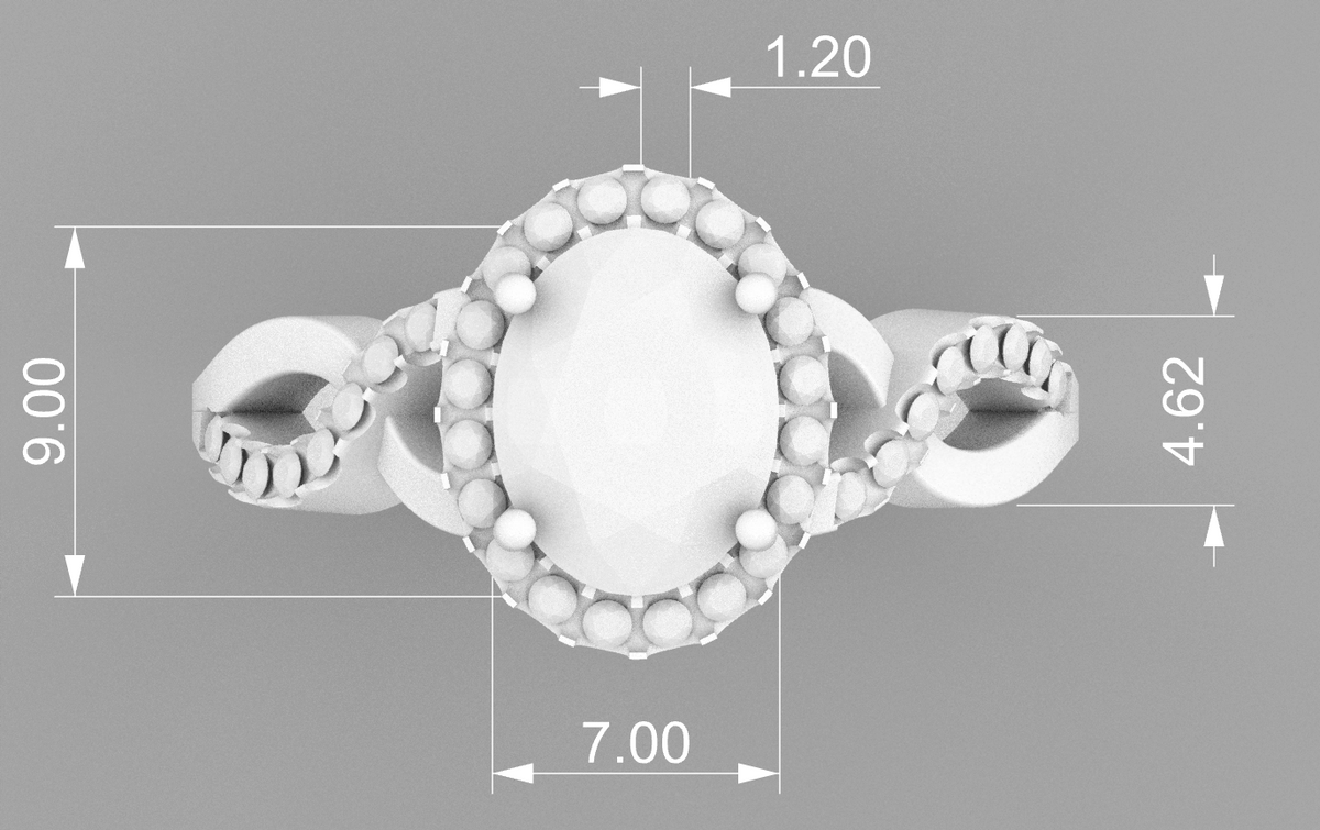Oval Crossover Halo CAD Bundle