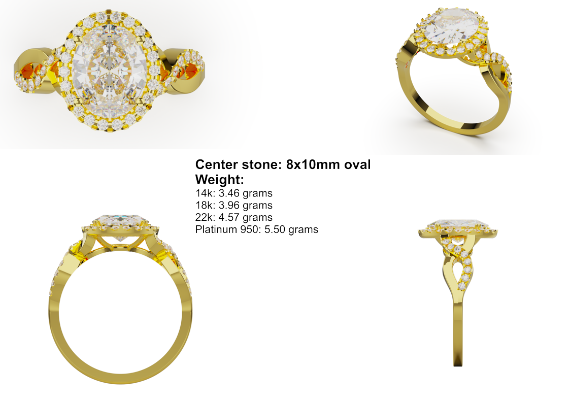 Oval Crossover Halo CAD Bundle