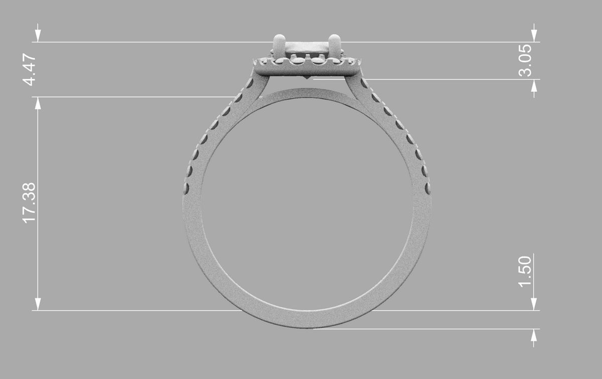 Oval Halo CAD Bundle