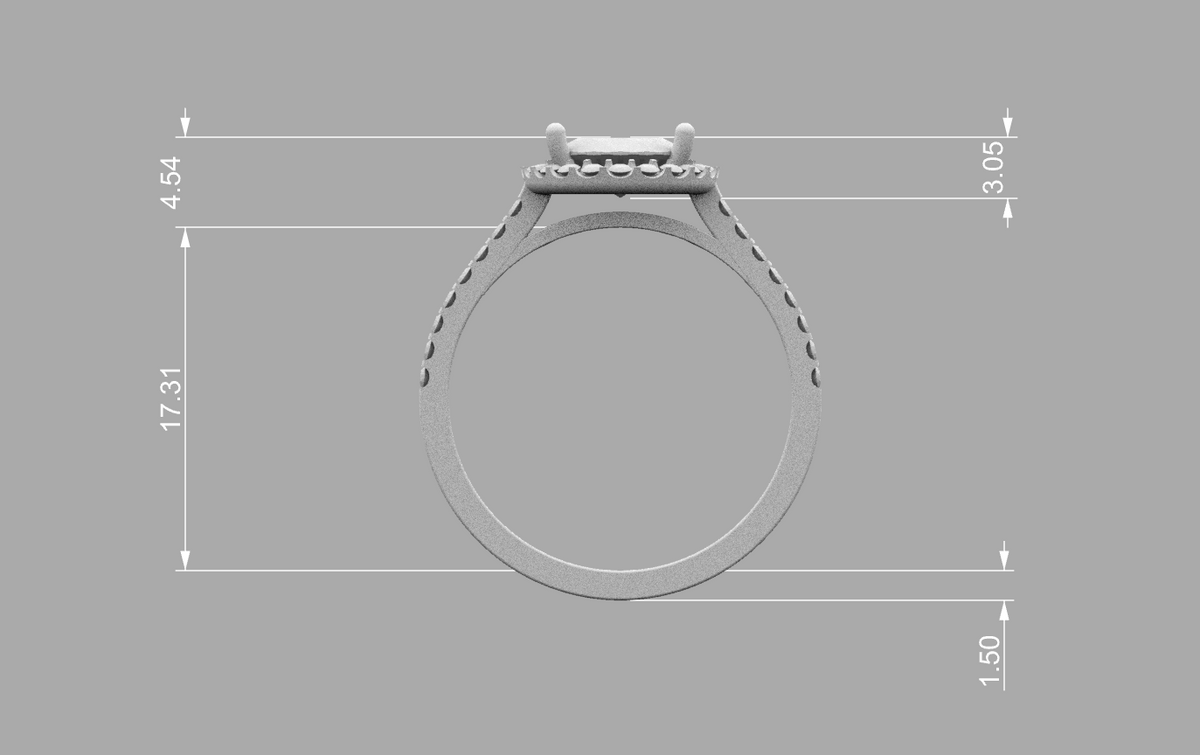 Oval Halo CAD Bundle