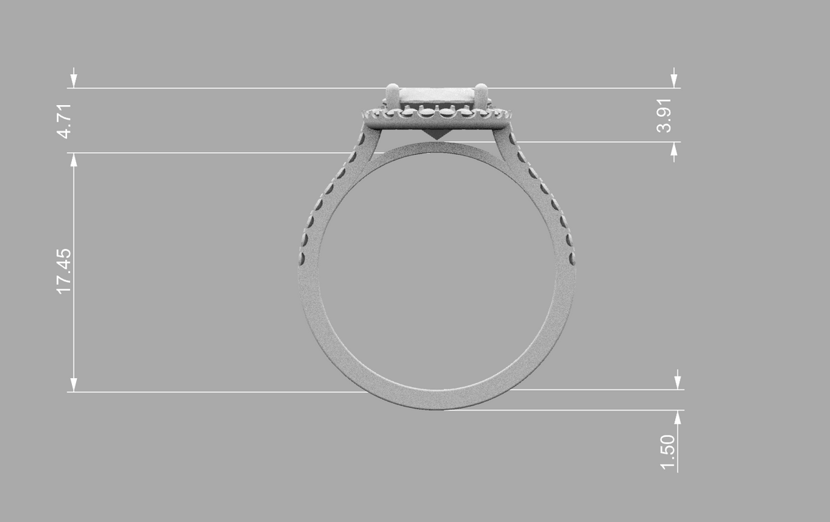 Oval Halo CAD Bundle