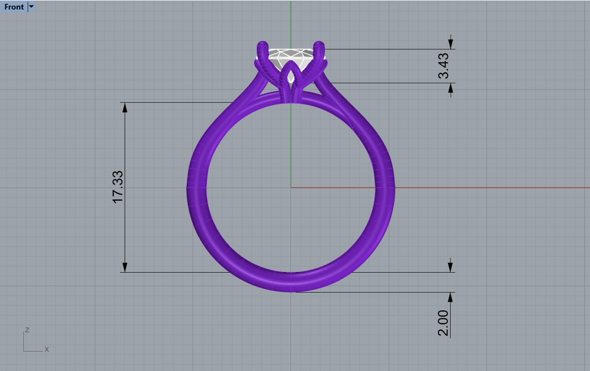 oval solitaire 7x9mm technical detail 03