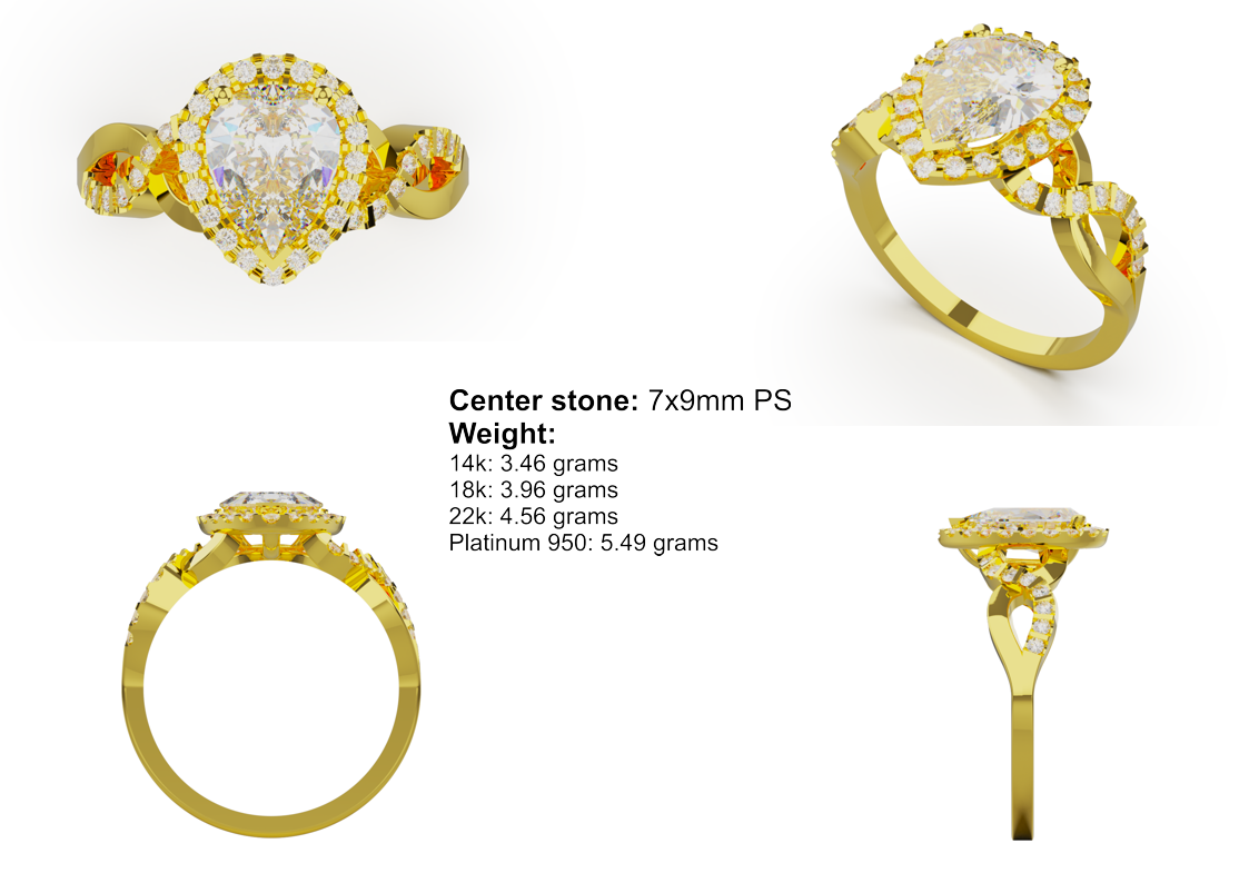 Pear Crossover Halo CAD Bundle