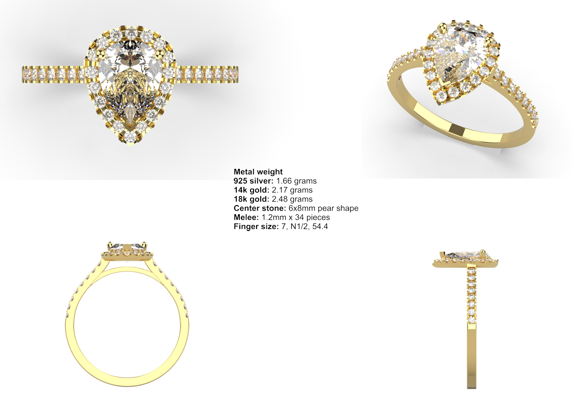 Pear Halo CAD Bundle