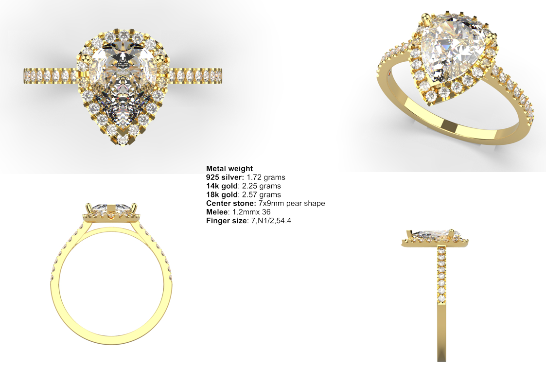 Pear Halo CAD Bundle