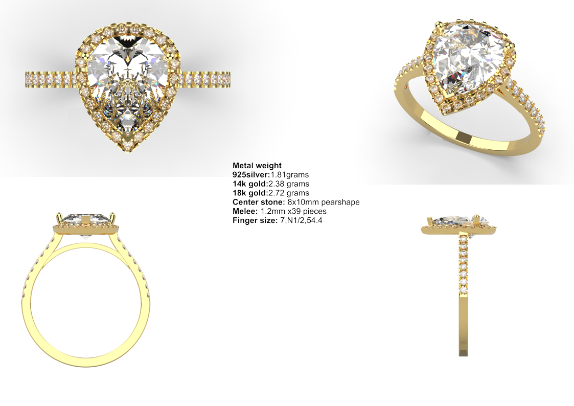 Pear Halo CAD Bundle