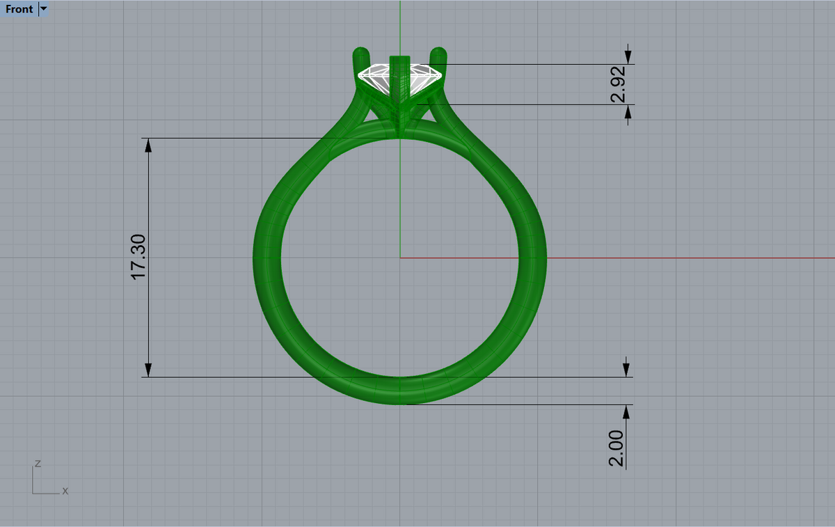 pear solitaire 6x8mm technical detail 03