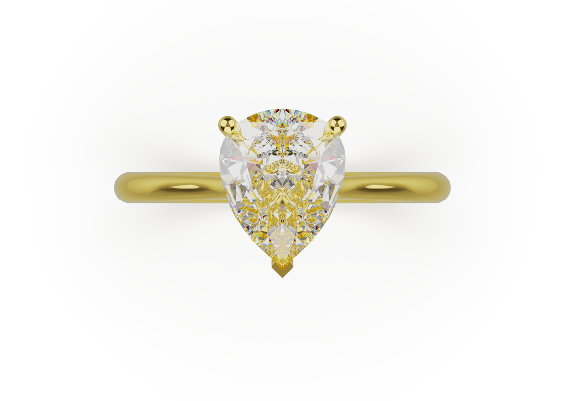 pear solitaire 8x10mm 02