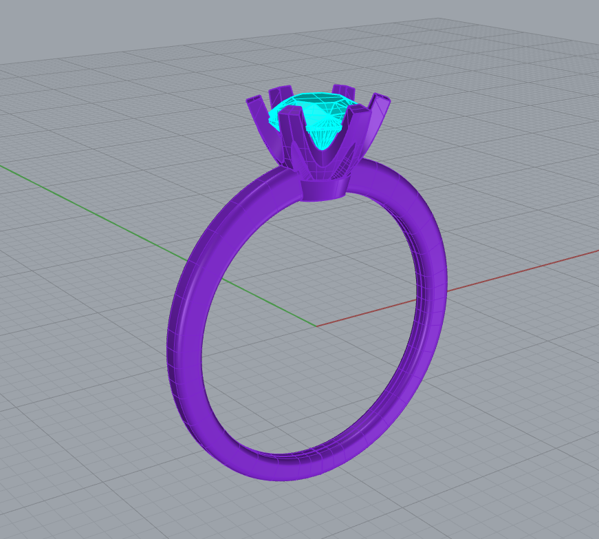 six prong solitaire ring