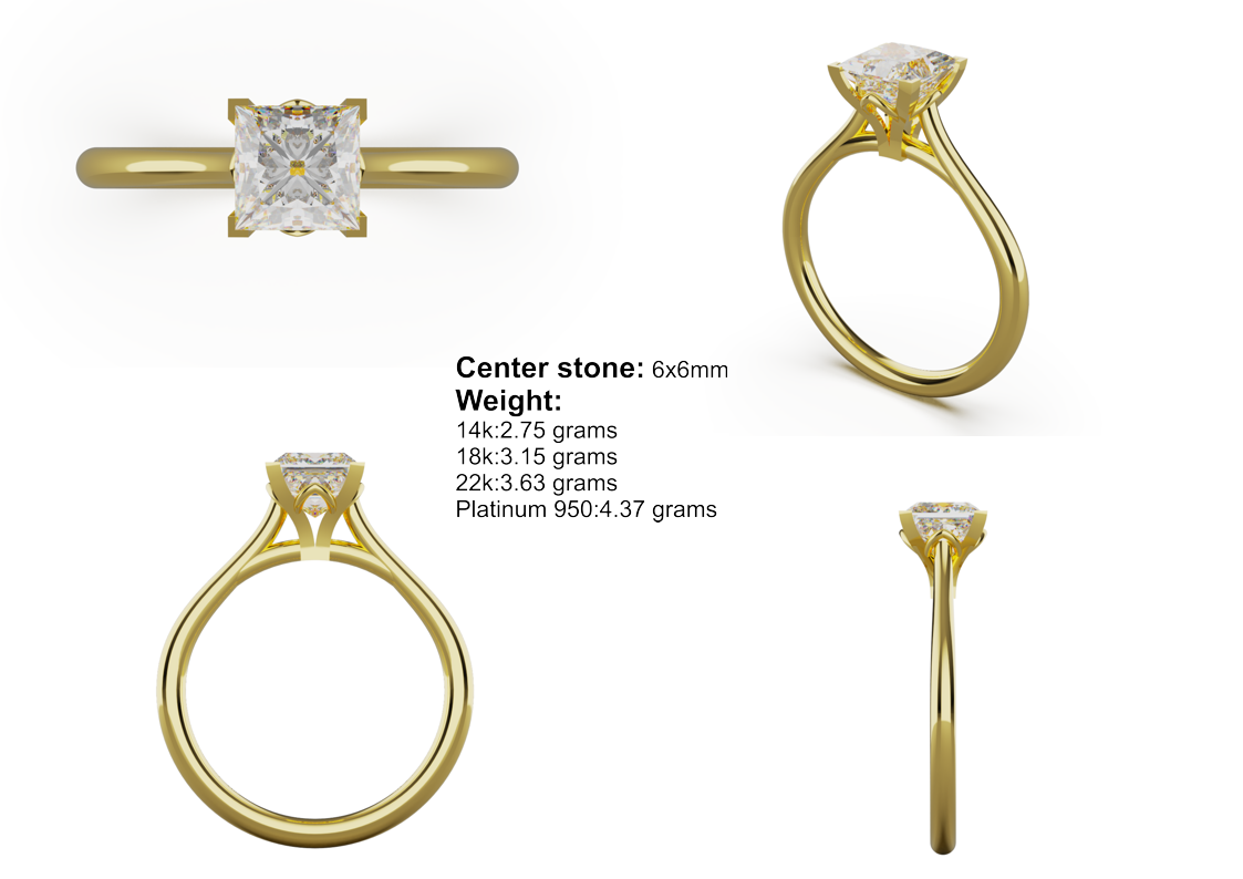 princess solitaire 6x6mm 05