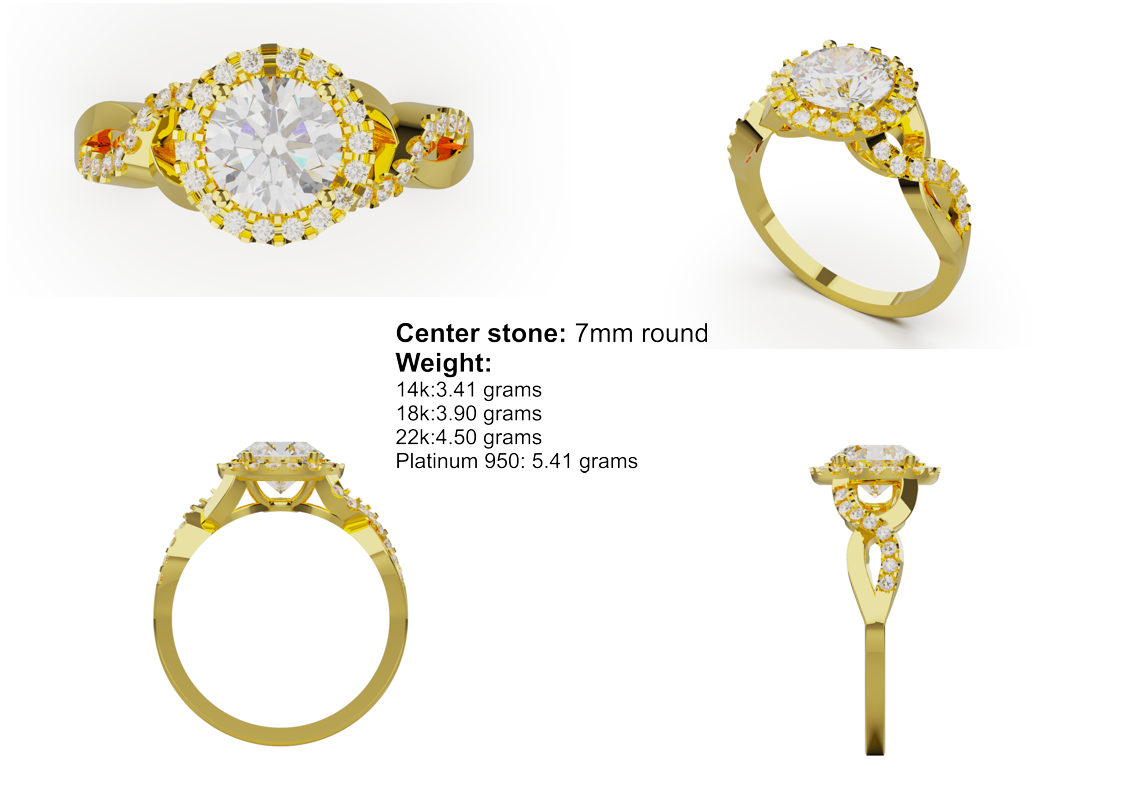 Round Crossover Halo CAD Bundle