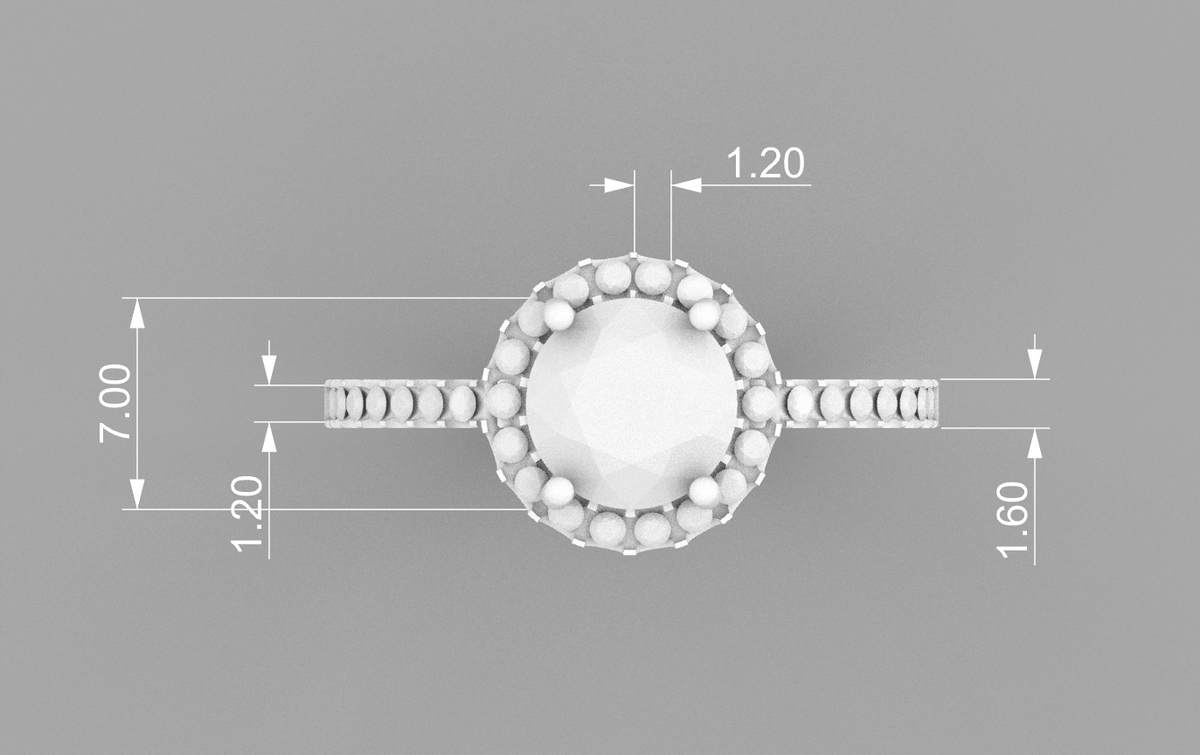 Round Halo CAD Bundle
