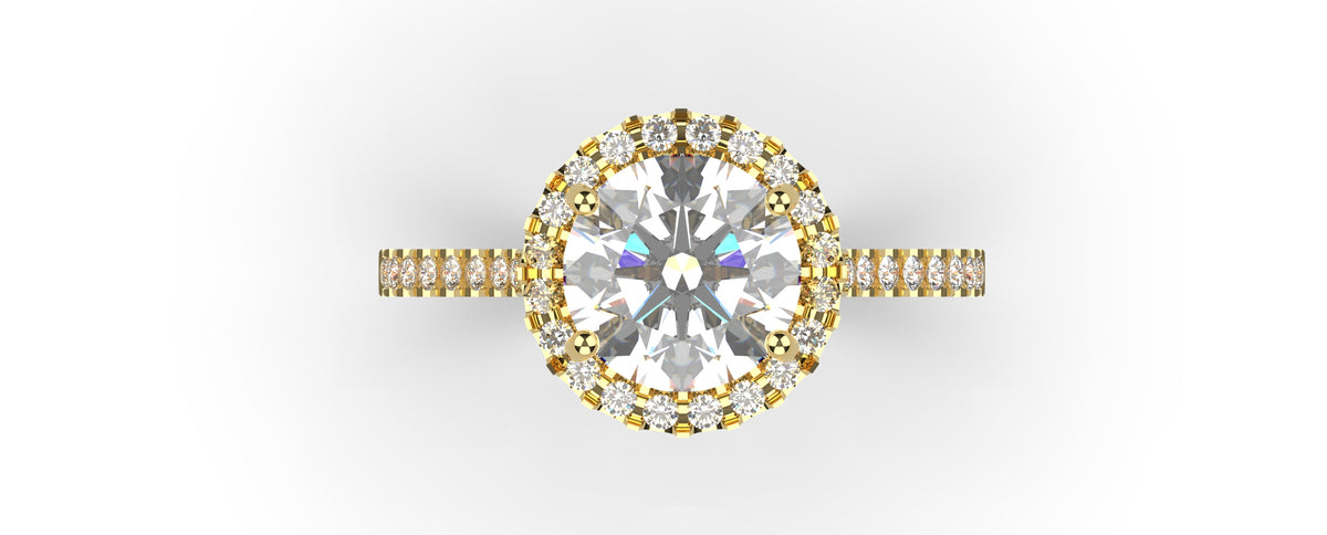 Round Halo CAD Bundle