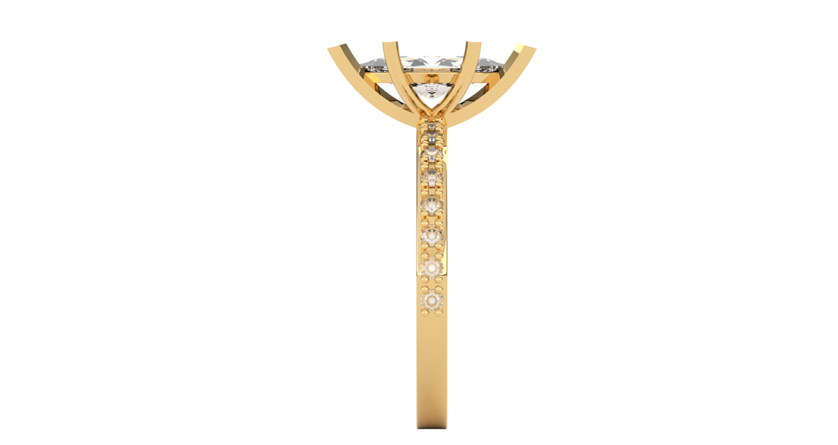 Free Marquise Solitaire CAD Package