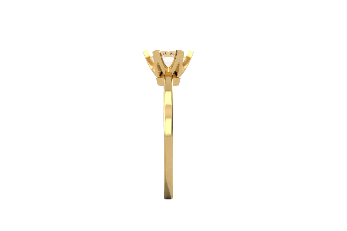 six prong solitaire ring