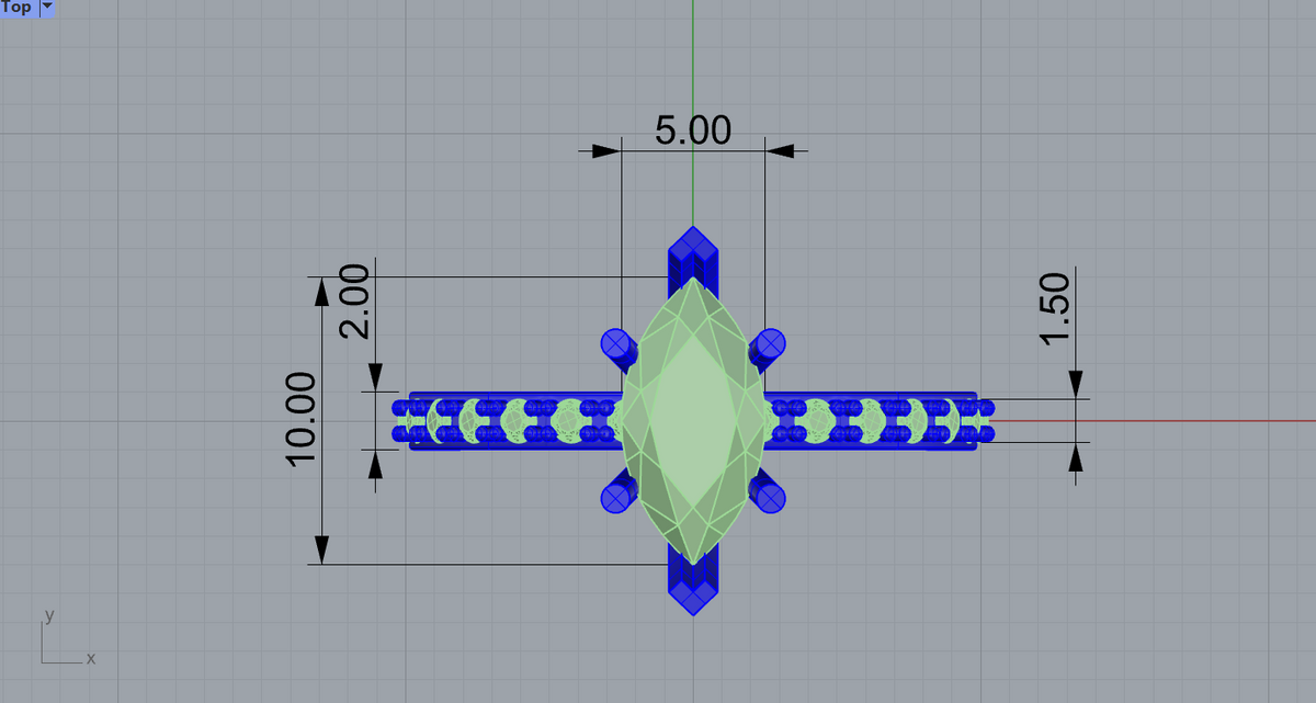 Free Marquise Solitaire CAD Package