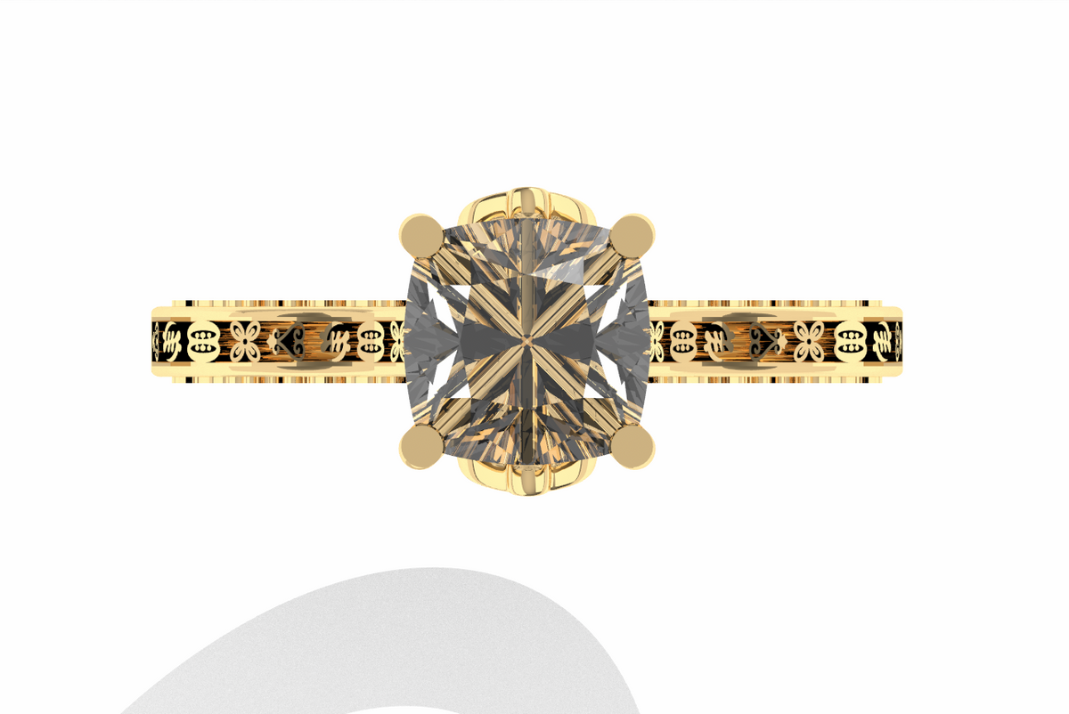 Adinkra Engagement ring