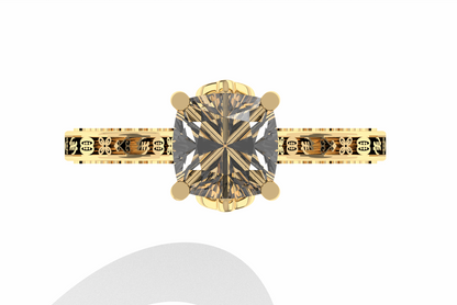 Adinkra Engagement ring
